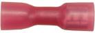 Red Female Spade 6.3mm (heatshrink) - Fully Insulated (25)